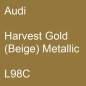 Preview: Audi, Harvest Gold (Beige) Metallic, L98C.